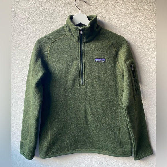 EUC Patagonia Women's Better Sweater® 1/4-Zip Fleece in Torrey Pine Green Size:S - Picture 3 of 16